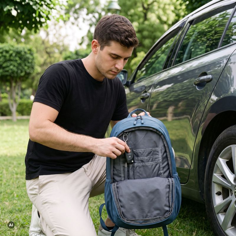 KADVA Concise 20 l navy hiking backpack 8