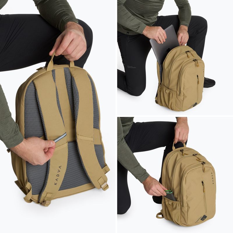 Tourist backpack KADVA Concise 20 l sand 6