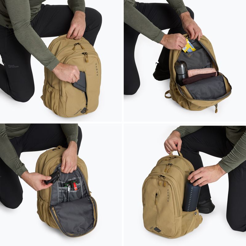 Tourist backpack KADVA Concise 20 l sand 7