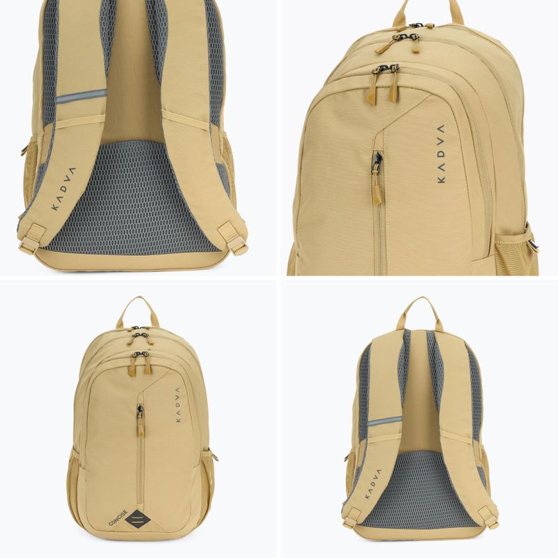 Tourist backpack KADVA Concise 20 l sand 8