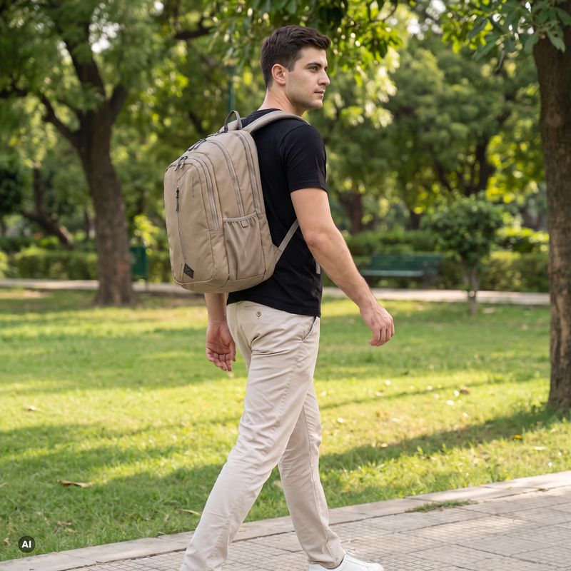 Tourist backpack KADVA Concise 20 l sand 6