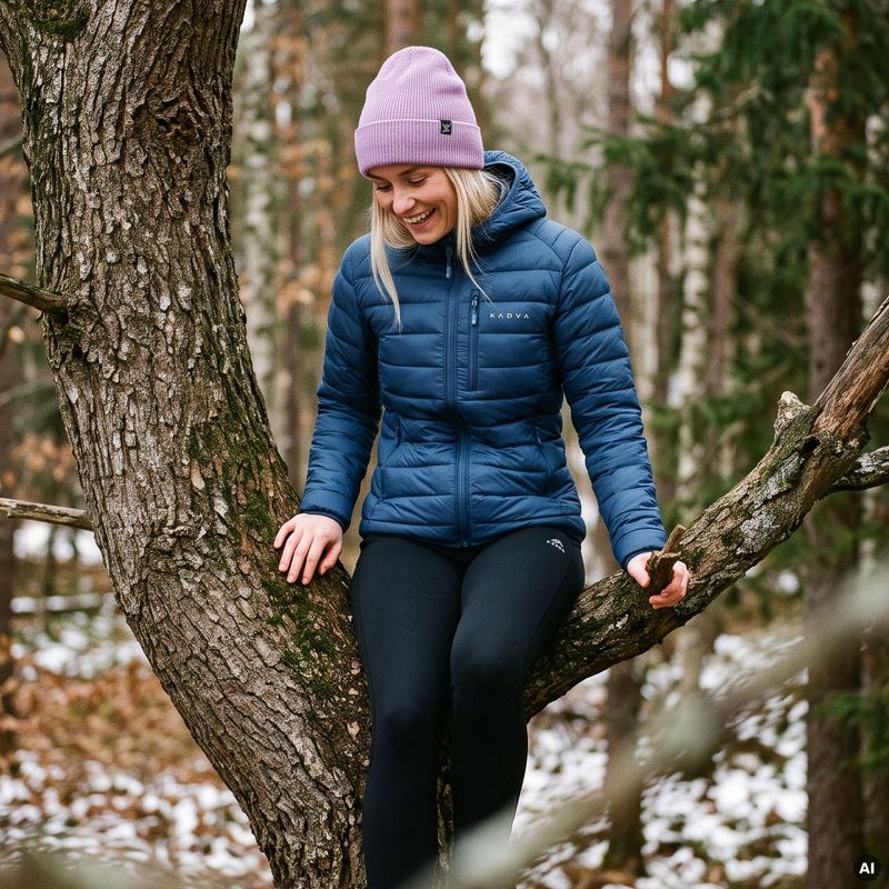 Women's insulated jacket KADVA Canyon blue 10