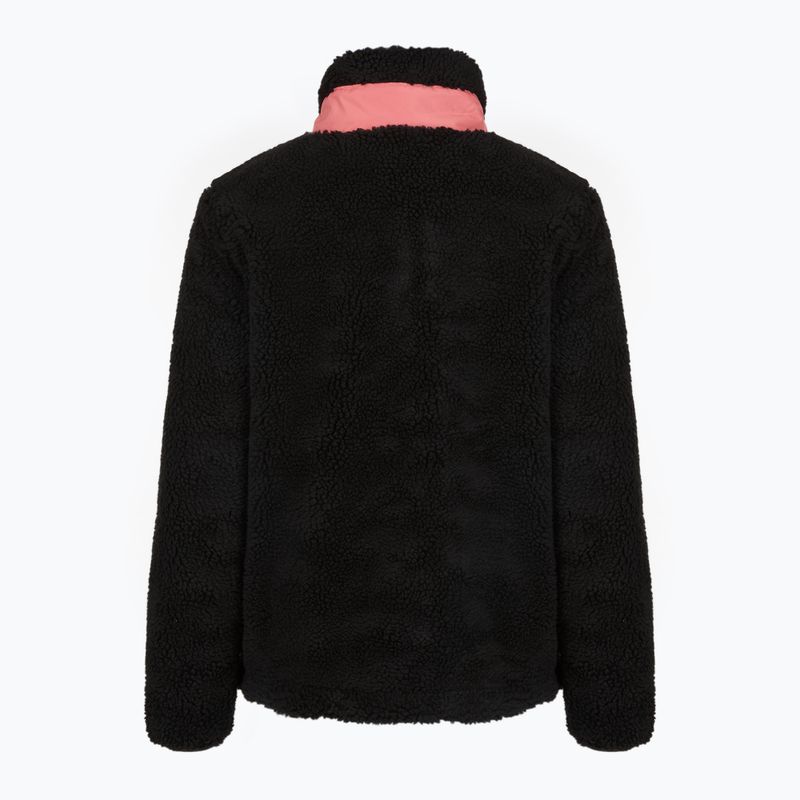 Women's fleece sweatshirt KADVA Rodvik WMNS Antracytowy/Szary/Różowy 2