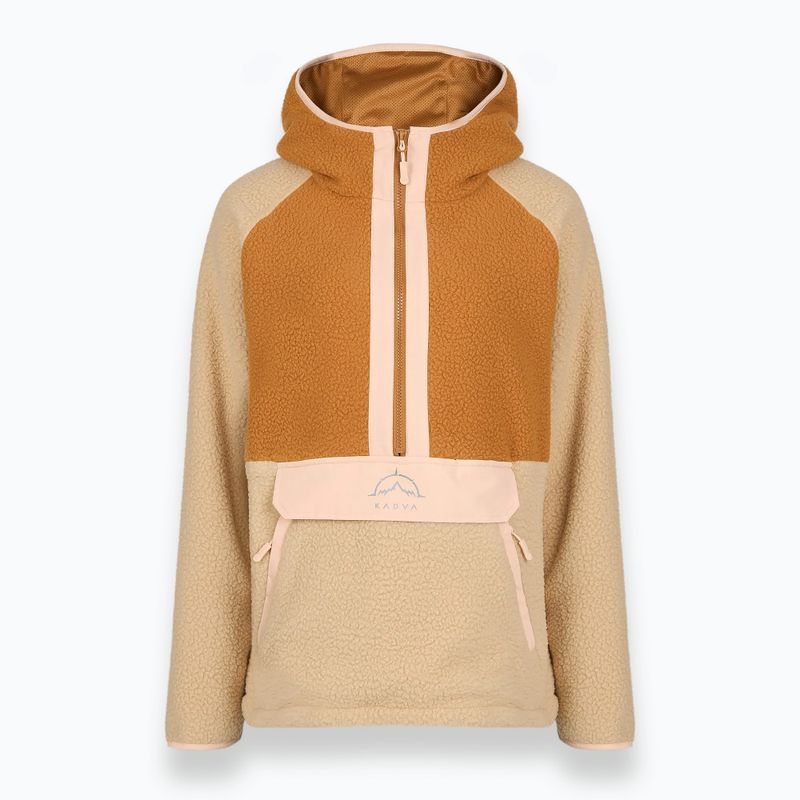 Women's KADVA RODIA WMNS beige fleece sweatshirt 3