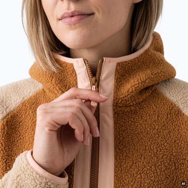 Women's KADVA RODIA WMNS beige fleece sweatshirt 6