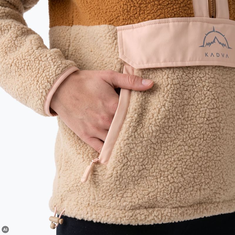 Women's KADVA RODIA WMNS beige fleece sweatshirt 7