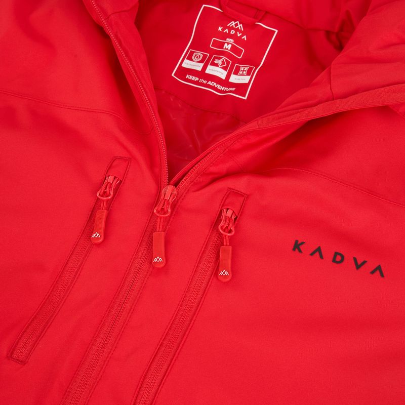 Kurtka narciarska męska KADVA Edge X Jacket czerwony 4