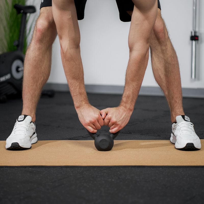 Cast-iron kettlebell XTREXO 4kg black 5