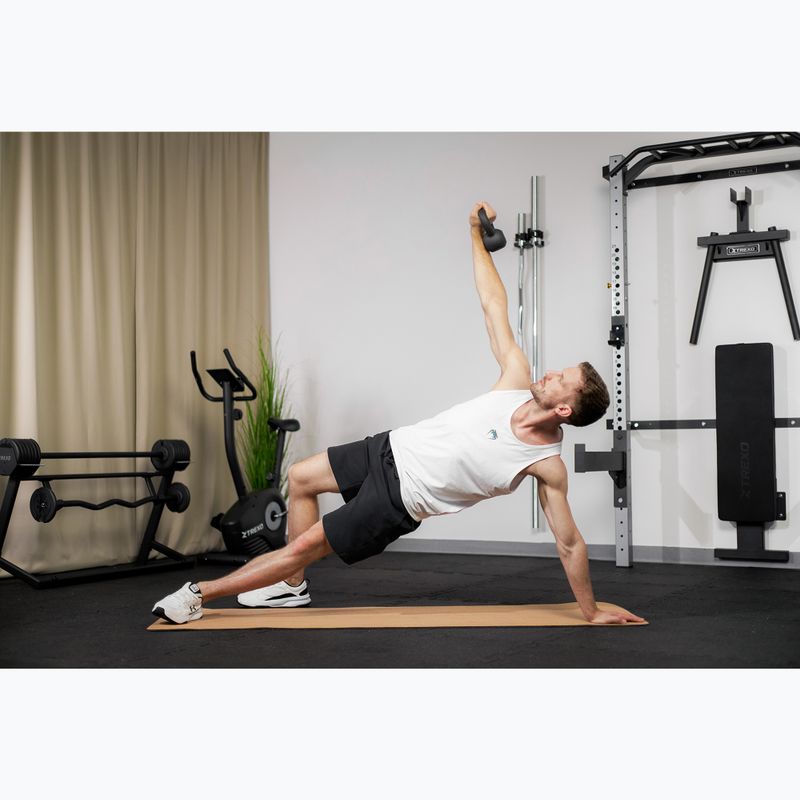 Cast-iron kettlebell XTREXO 4kg black 6