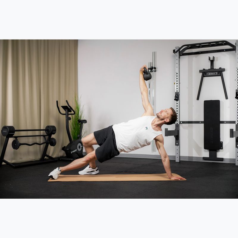 Cast-iron kettlebell TREXO 6kg black 5