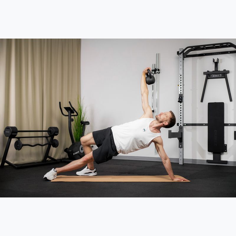 Cast-iron kettlebell TREXO 8kg black 5