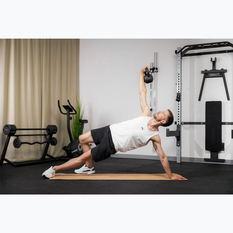 Cast-iron kettlebell TREXO 12kg black 5