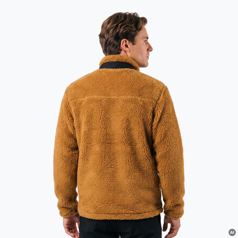 Men's KADVA Rodvik fleece sweatshirt brown 2