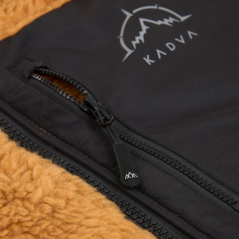 Men's KADVA Rodvik fleece sweatshirt brown 8