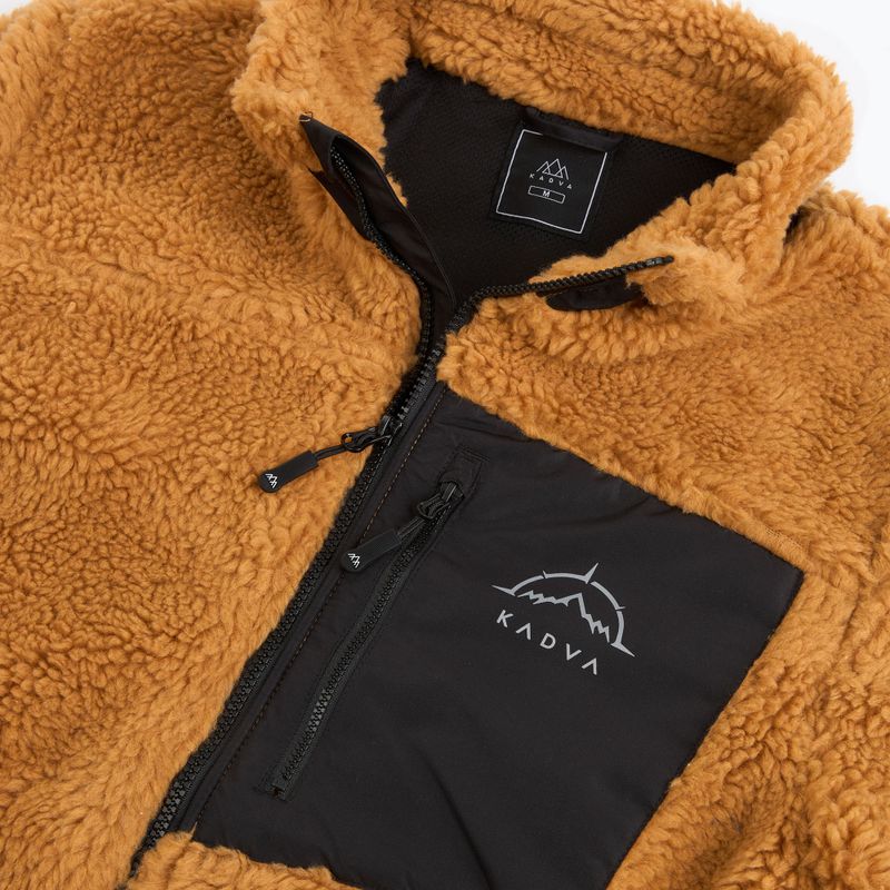 Men's KADVA Rodvik fleece sweatshirt brown 13