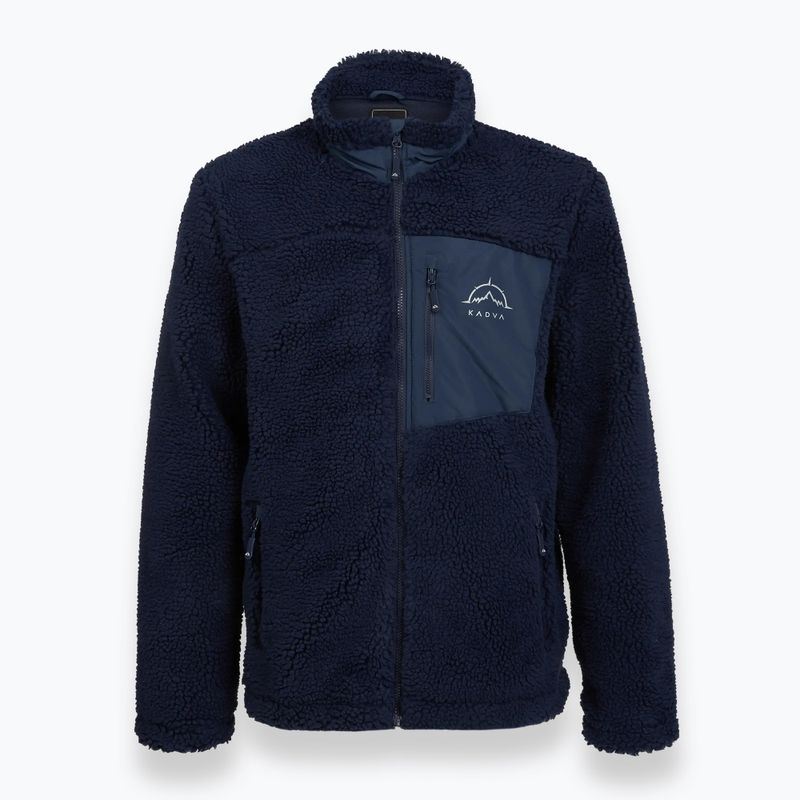 Men's KADVA Rodvik navy fleece sweatshirt 3