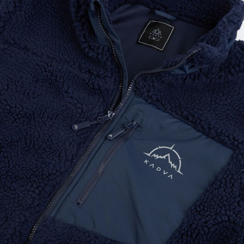 Men's KADVA Rodvik navy fleece sweatshirt 8