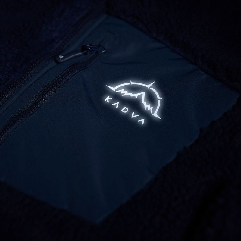 Men's KADVA Rodvik navy fleece sweatshirt 9