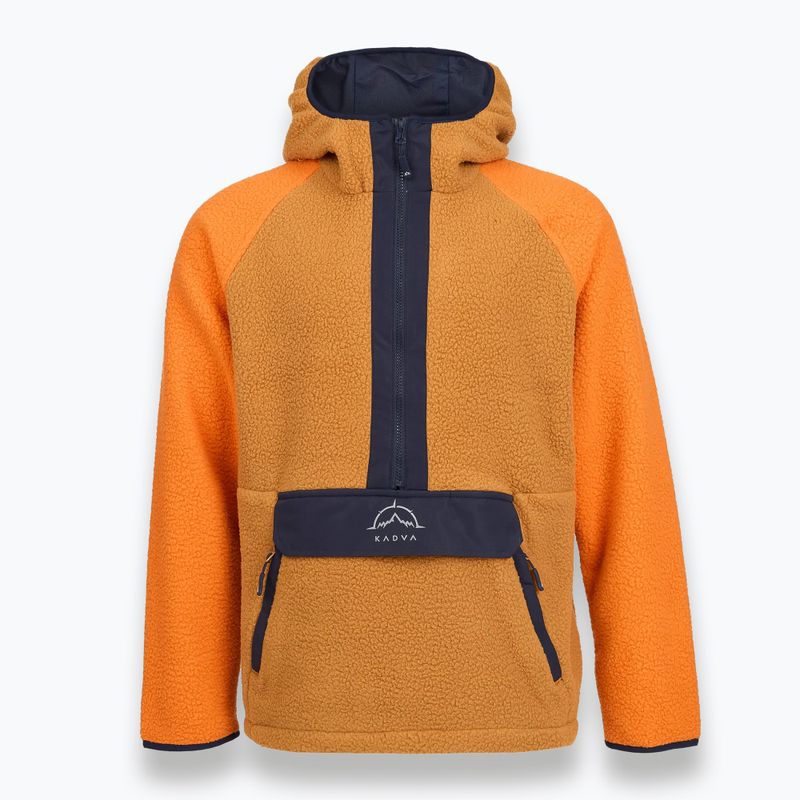 Men's KADVA RODIA fleece sweatshirt brown 3
