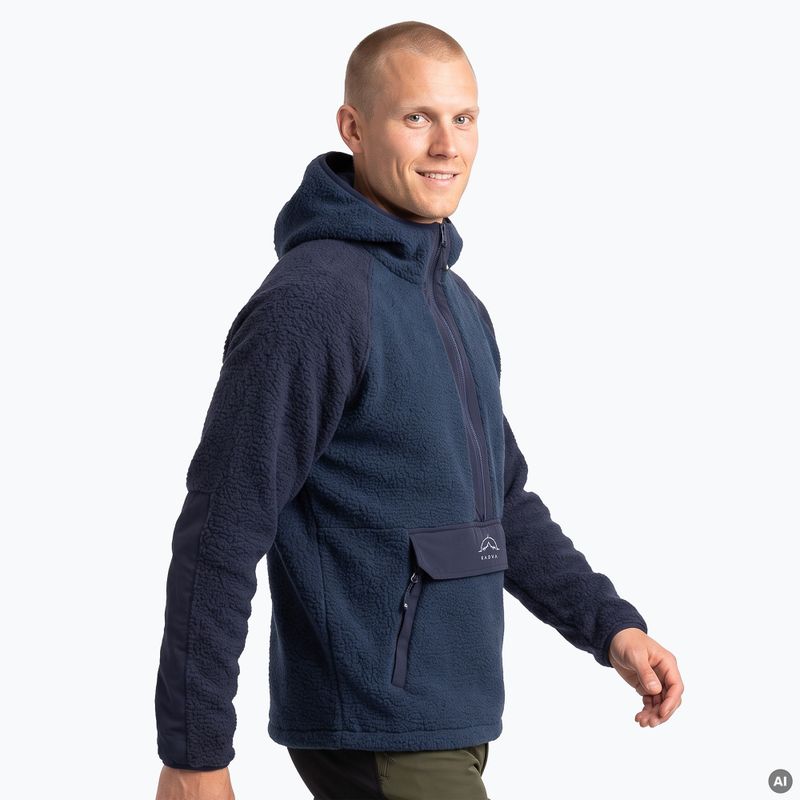 Men's KADVA RODIA navy fleece sweatshirt 5