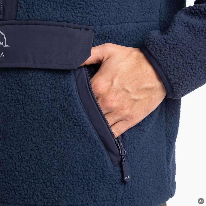 Men's KADVA RODIA navy fleece sweatshirt 7