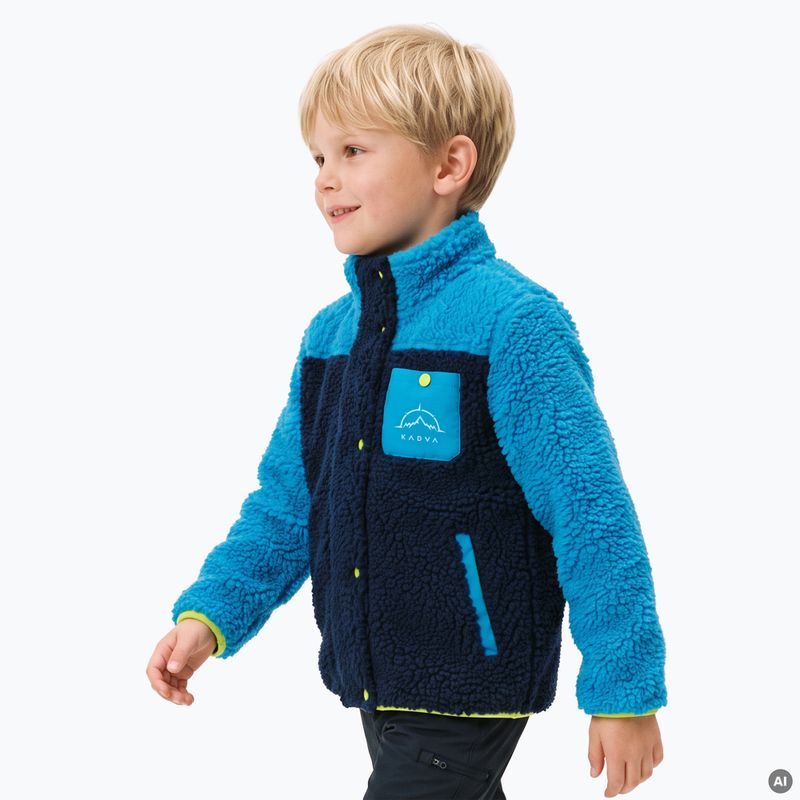 Children's fleece sweatshirt KADVA RODVIK KDB blue 5