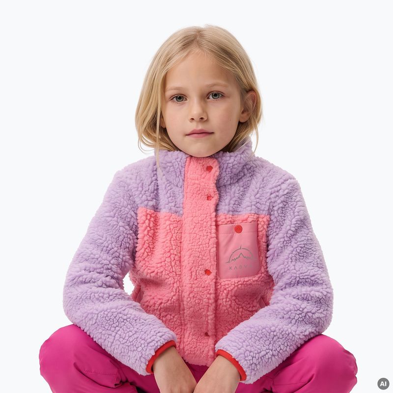 Children's fleece sweatshirt KADVA RODVIK KDG pink 6