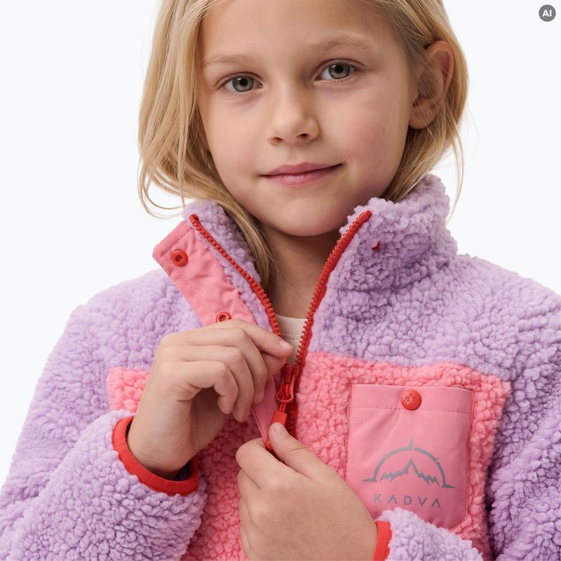 Children's fleece sweatshirt KADVA RODVIK KDG pink 7