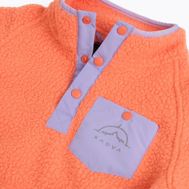 Children's fleece sweatshirt KADVA RODIA KDG orange 13