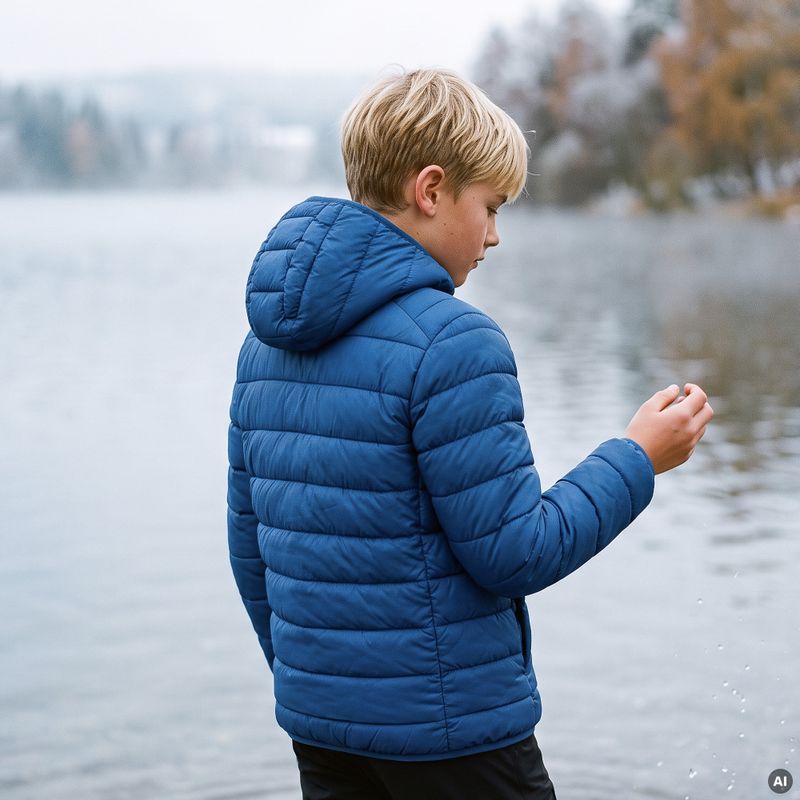 Children's insulated jacket KADVA Canyon JRB blue 11