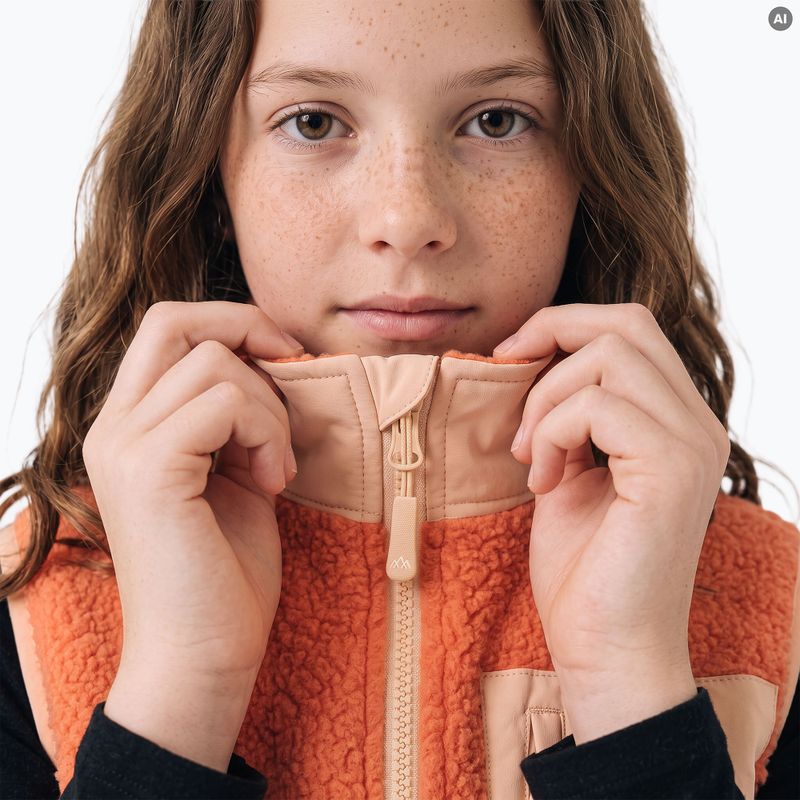 Children's sleeveless jacket KADVA RODVIK VEST orange 7