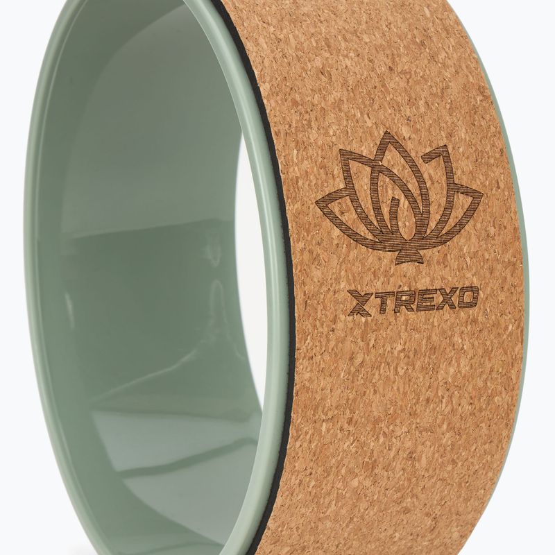 Yoga ring set 3 in 1 XTREXO Flowheel olive 4