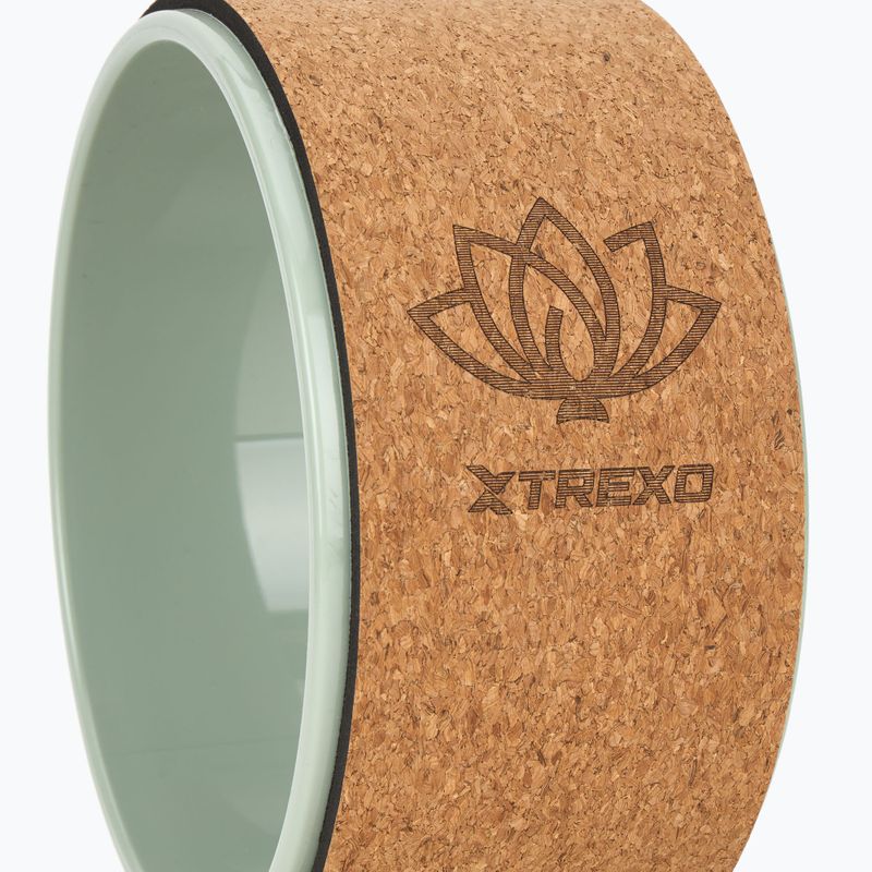 Yoga ring set 3 in 1 XTREXO Flowheel olive 6