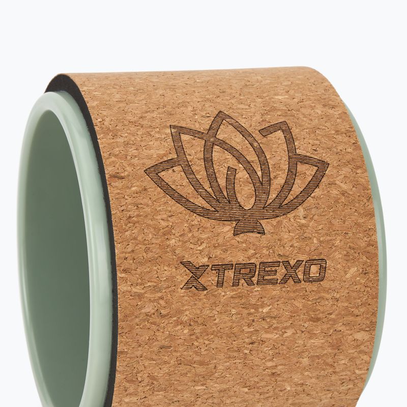 Yoga ring set 3 in 1 XTREXO Flowheel olive 8