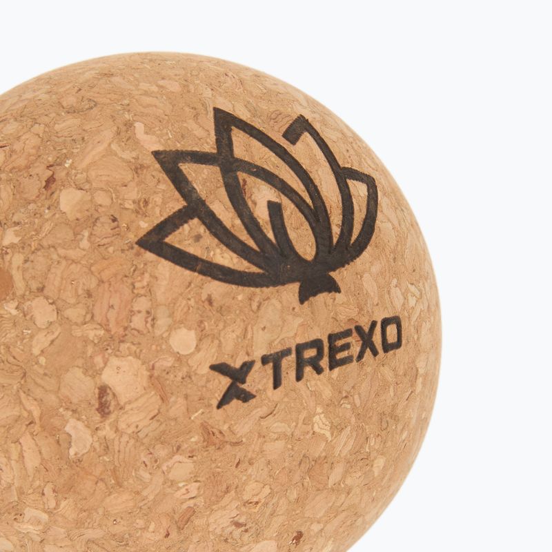 Massage ball TREXO cork 8 cm natural 2