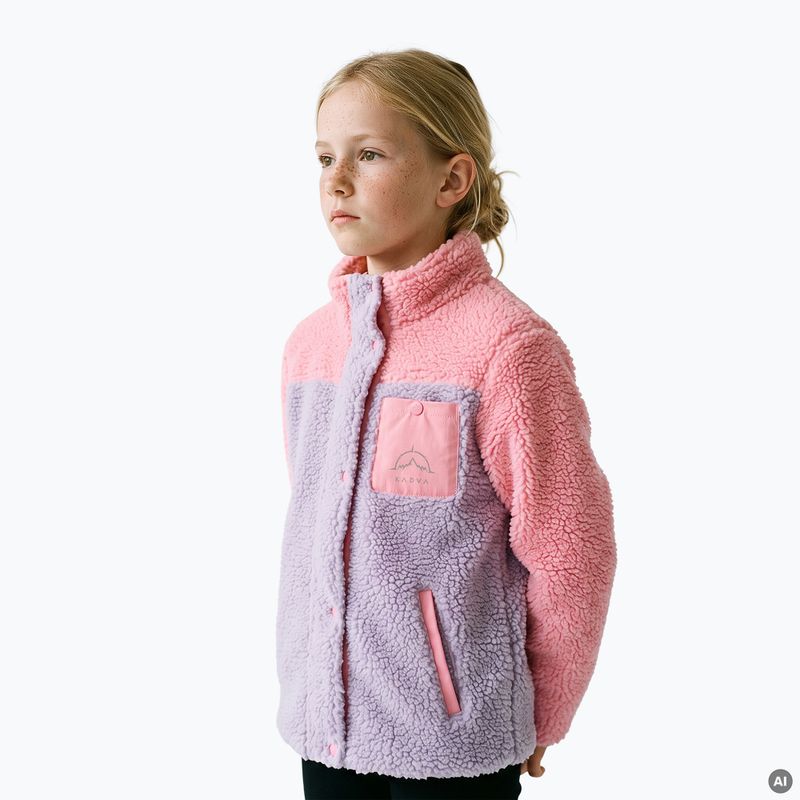 Children's KADVA Rodvik JRG pink fleece sweatshirt