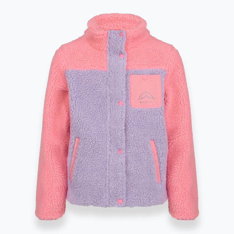 Children's KADVA Rodvik JRG pink fleece sweatshirt 3