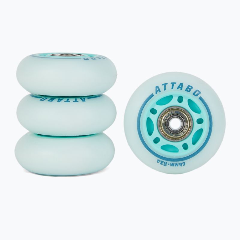 ATTABO Flashled S blue rollerblade wheels 2