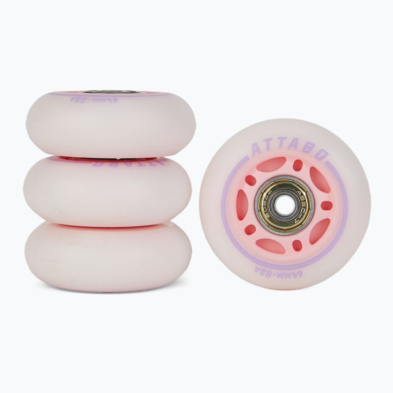 ATTABO Flashled S rollerblade wheels pink 2