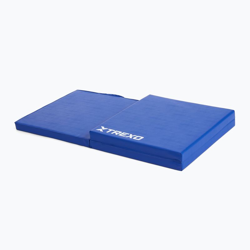 TREXO folding gymnastics mattress 180 x 60 x 5 cm blue 3