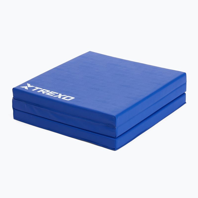 XTREXO folding gymnastics mattress 180 x 60 x 5 cm blue 5