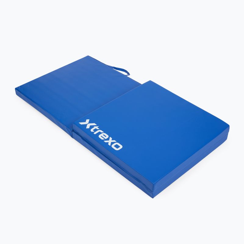 XTREXO folding gymnastics mattress 180 x 60 x 5 cm blue 6