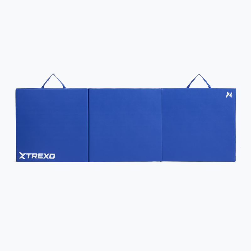 TREXO folding gymnastics mattress 180 x 60 x 5 cm blue 6