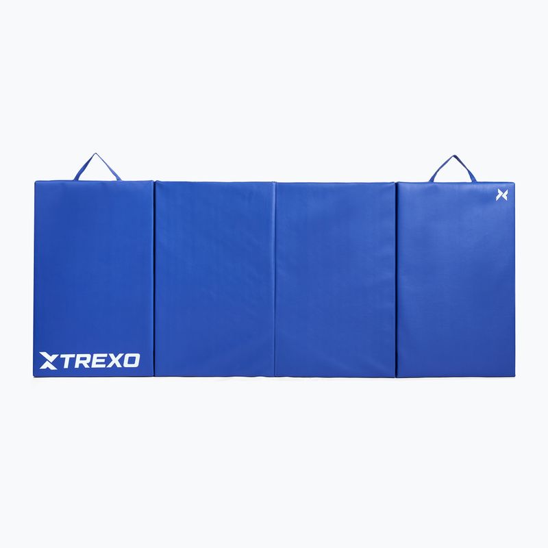 TREXO folding gymnastics mattress 195 x 80 x 5 cm blue 6