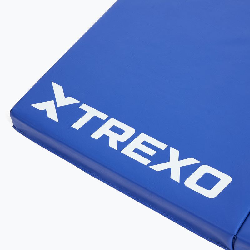 TREXO folding gymnastics mattress 195 x 80 x 5 cm blue 7