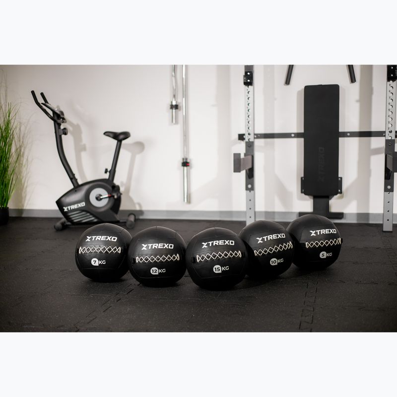 Medicine ball XTREXO Wall Ball 12 kg black 8