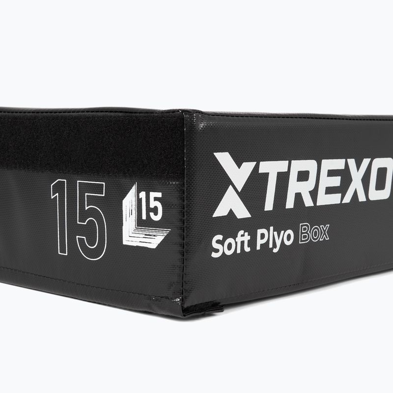TREXO 15 cm black foldable plyometric box 2