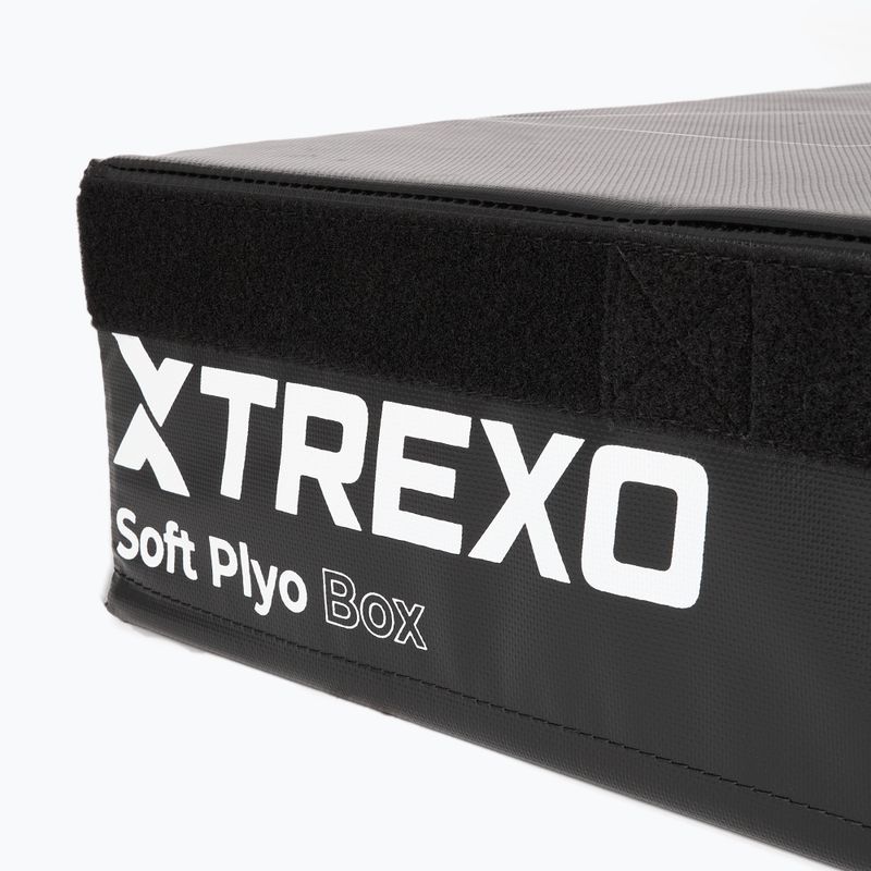 TREXO 15 cm black foldable plyometric box 3