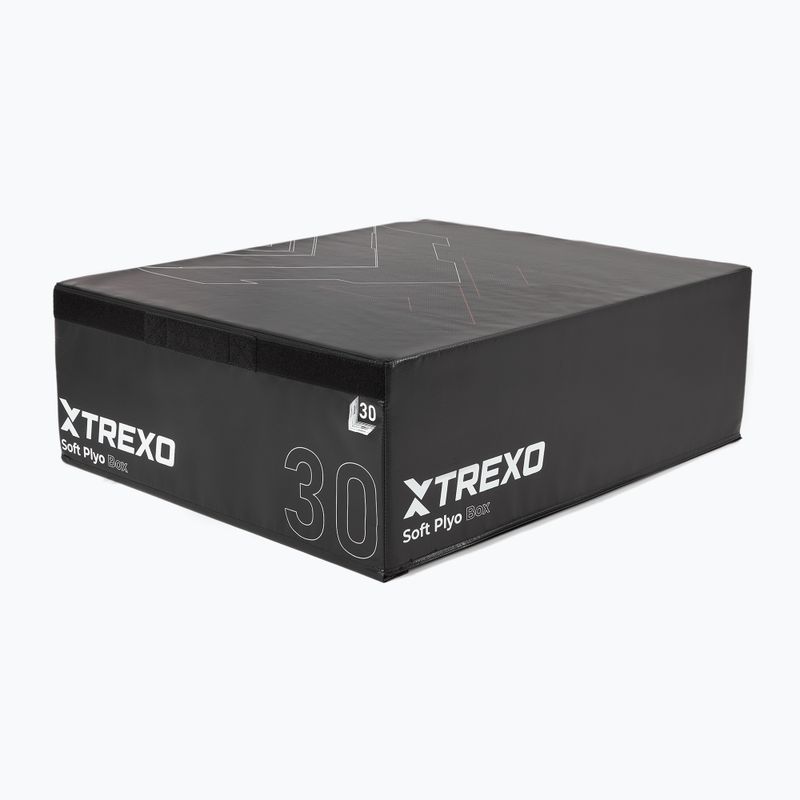 TREXO 30 cm black foldable plyometric box