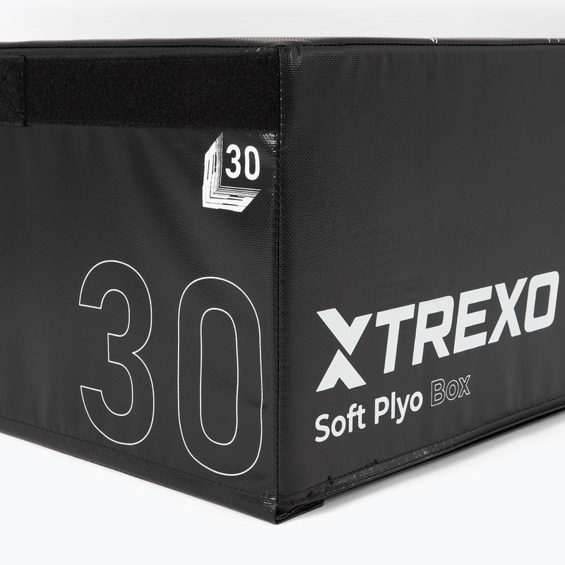 TREXO 30 cm black foldable plyometric box 2
